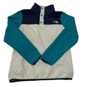 The North Face Kids Teal and Cream Sweater